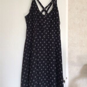 1x NWT Nine Britton Liszt brushed knit Black Midi Dress